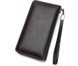 RFID Blocking - Coffee Leather Wallet - Tasseti