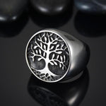 Silver Tree Of Life Ring - Tasseti