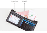 Classy Black Cobbler Leather Wallet - Tasseti