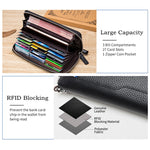 RFID Blocking - Black Leather Wallet - Tasseti