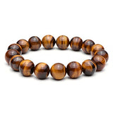 Natural Tiger Eye Stone Bracelet [4 Variants] - Tasseti