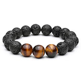 Natural Tiger Eye Stone Bracelet [4 Variants] - Tasseti