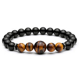 Natural Tiger Eye Stone Bracelet [4 Variants] - Tasseti