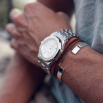 Gentleman Minimalist Titanium Steel Bracelet - Tasseti