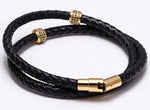 Micro Paved Leather Bracelet [2 Variants] - Tasseti