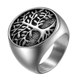 Silver Tree Of Life Ring - Tasseti