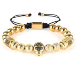 Luxury CZ Skull Bracelet [3 Variants] - Tasseti